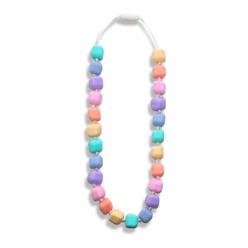 Princess and the Pea Necklace: Rainbow Bright