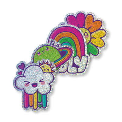 Stickiville Happy Rainbows Vinyl Stickers