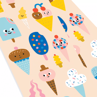 Stickiville Ice Cream Stickers
