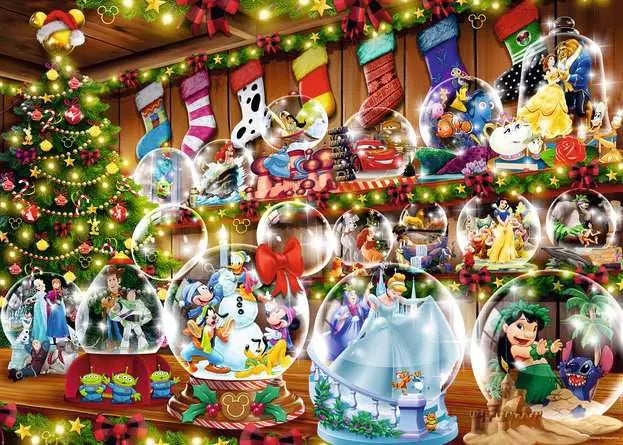 Disney Snow Globes - 1000 Pieces Puzzle