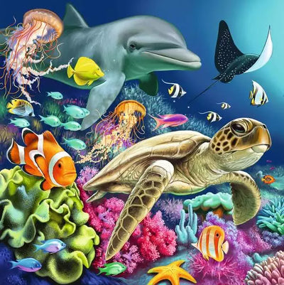 Underwater Splendor - 49 Pieces Puzzle