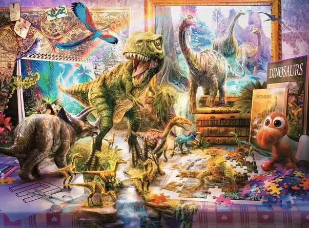 Dinosaur Escape - 100 Piece Puzzle