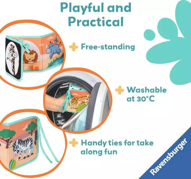 Tummy Time Book: Wild Animals