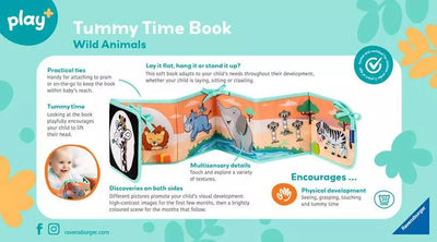 Tummy Time Book: Wild Animals