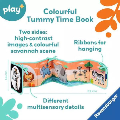 Tummy Time Book: Wild Animals