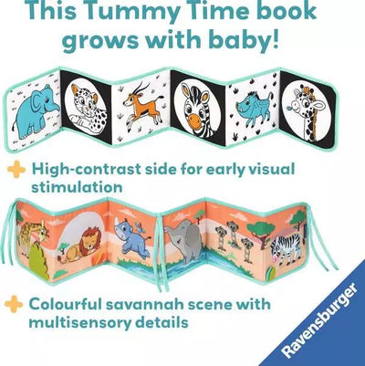 Tummy Time Book: Wild Animals