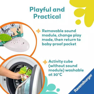 Roll & Play Sound Cube: Wild Animals