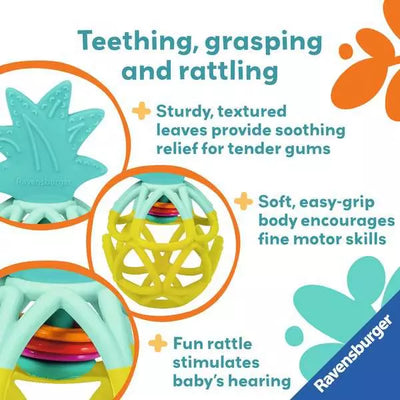 Rattle Teether: Pineapple