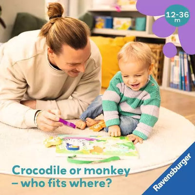 Wooden Touch & Play Puzzle: In the Jungle
