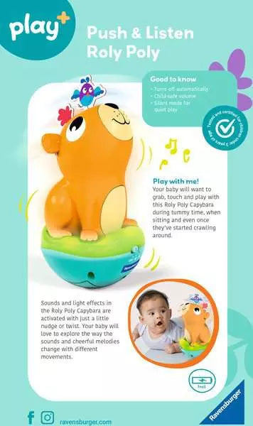 Push & Listen Roly Poly: Capybara