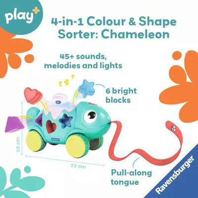 Color and Shape Sorter Chameleon
