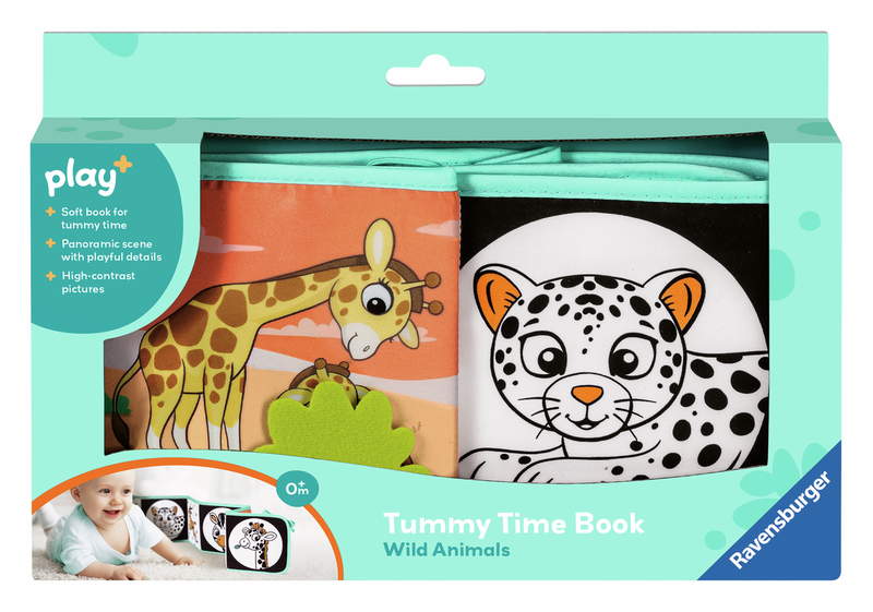 Tummy Time Book: Wild Animals