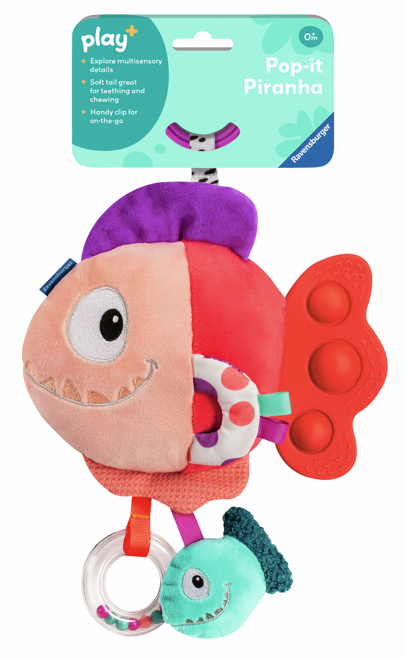 Pop-it Piranha - Blue or Red