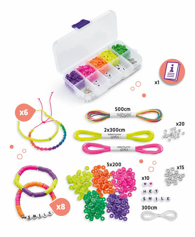 Creativ Imagin'Style Heishi Neon Bracelet Studio 25 Piece