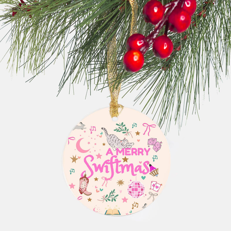 A Merry Swiftmas Ornament (Taylor Swift)