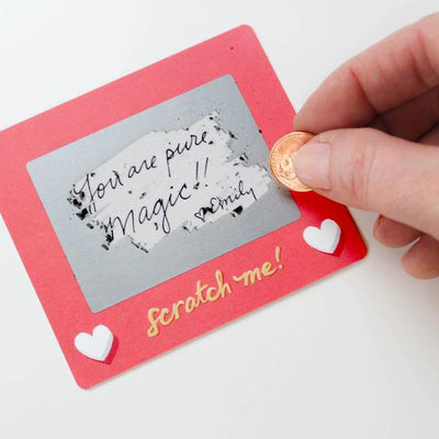 Scratch-Off Valentine Cards - Scratch-A-Sketch