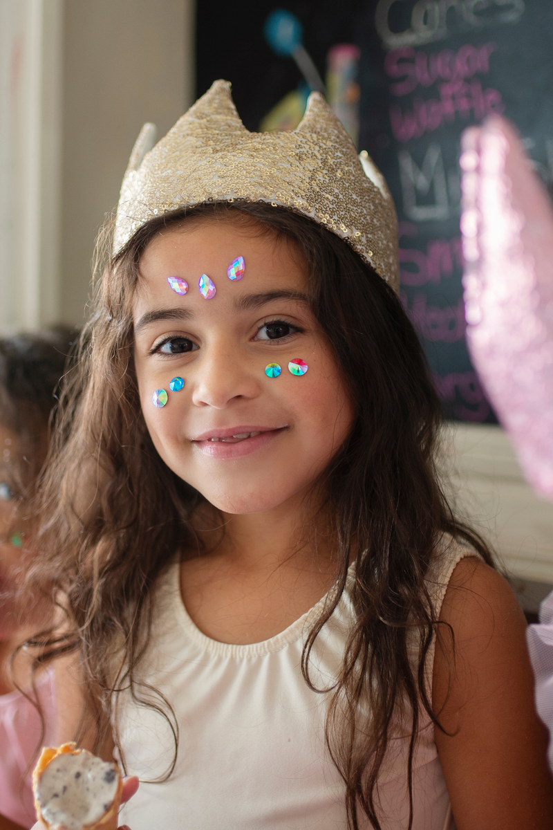 Gracious Gold Sequins Crown