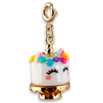 Gold Unicake Charm