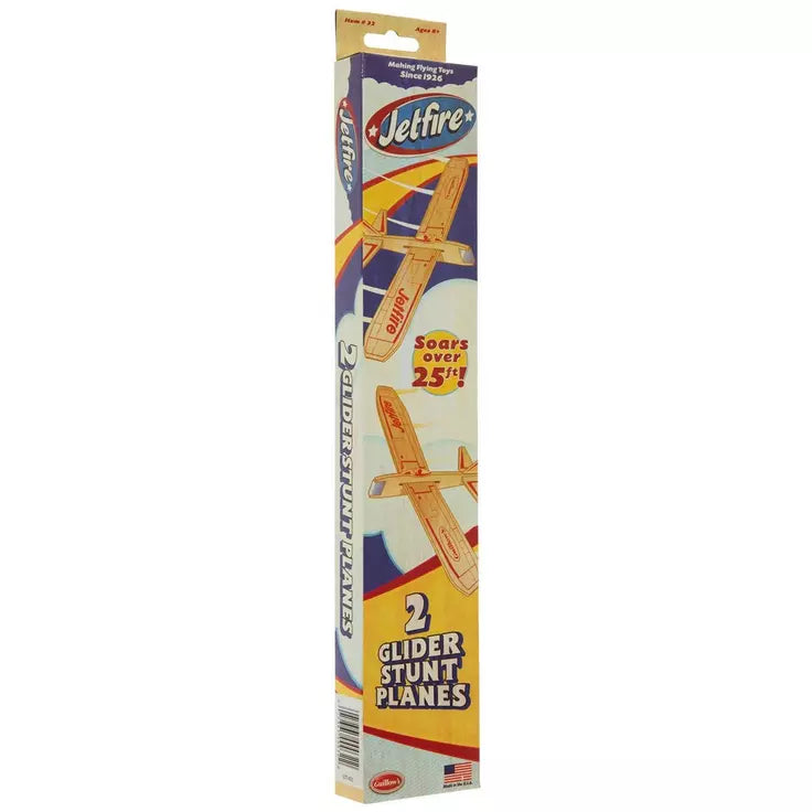 Jet Fire Balsa Glider Boxed - 2 Pack