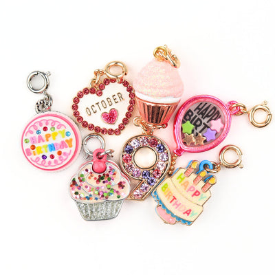 Gold Pink Multi 6 Charm