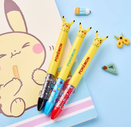 Pokémon Pikachu Two-Color Ballpoint Pen – Flying Pig Toys