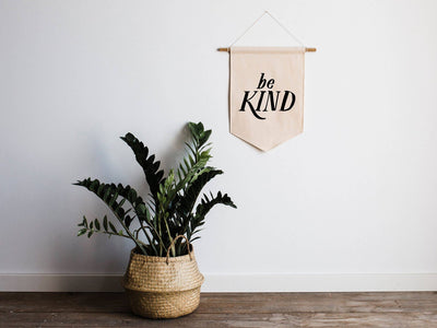 Be Kind Canvas Banner