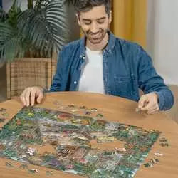 Jigsaw Puzzle The Cursed Green House - 368 Pieces Puzzle