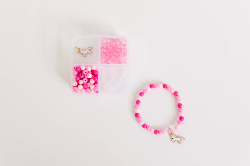 Mini Unicorn Dreams DIY Bracelet Craft Kit, Birthday Favor