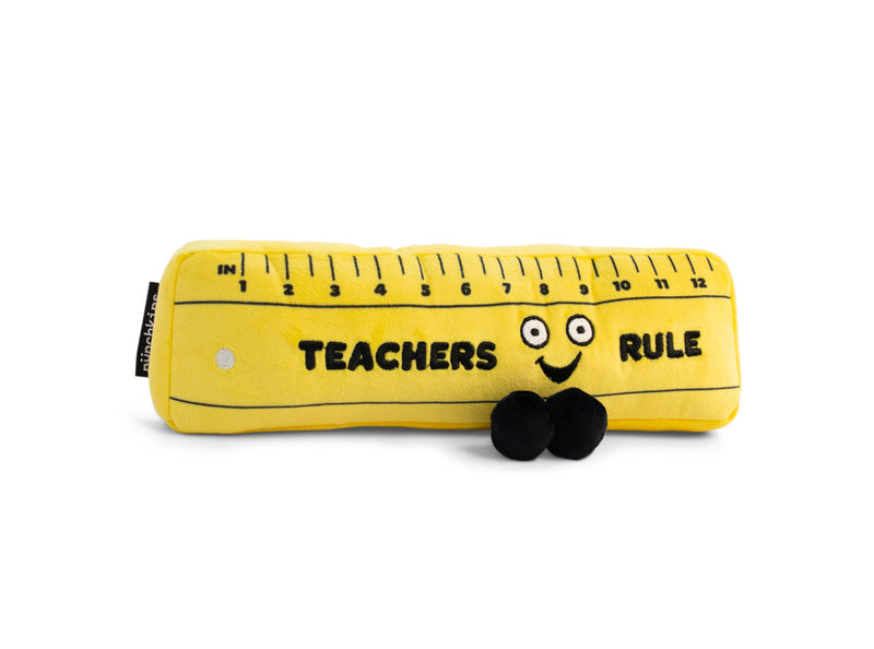 "Teachers Rule" Ruler Plush