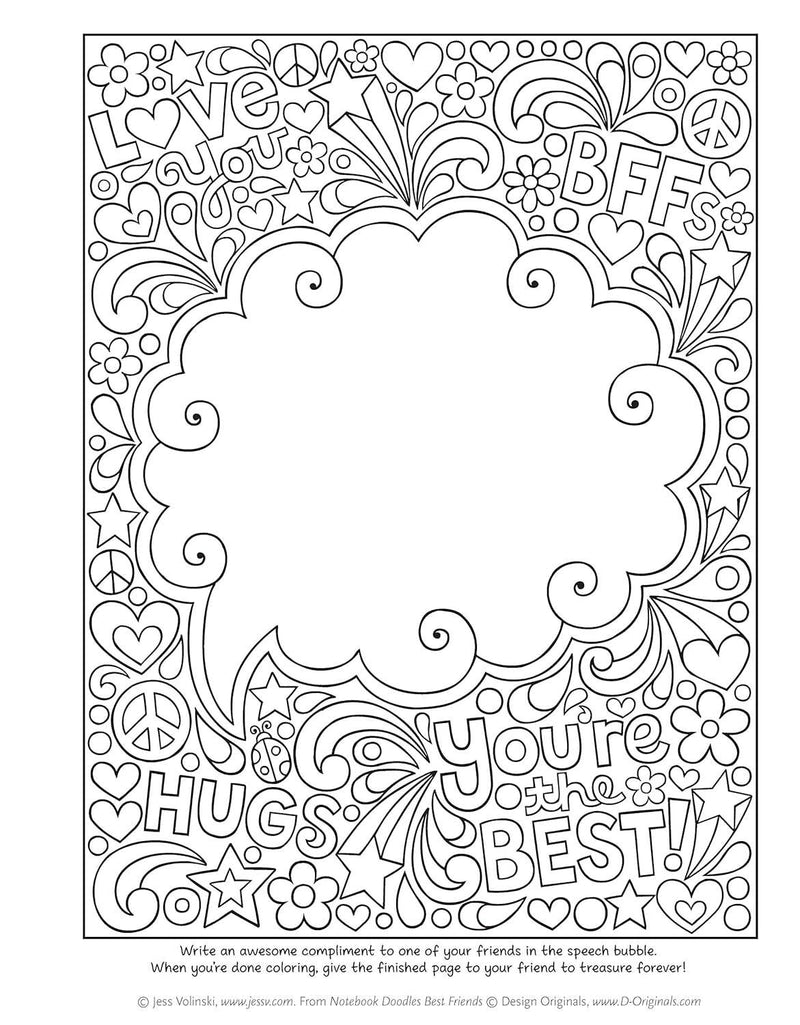 Notebook Doodles Best Friends