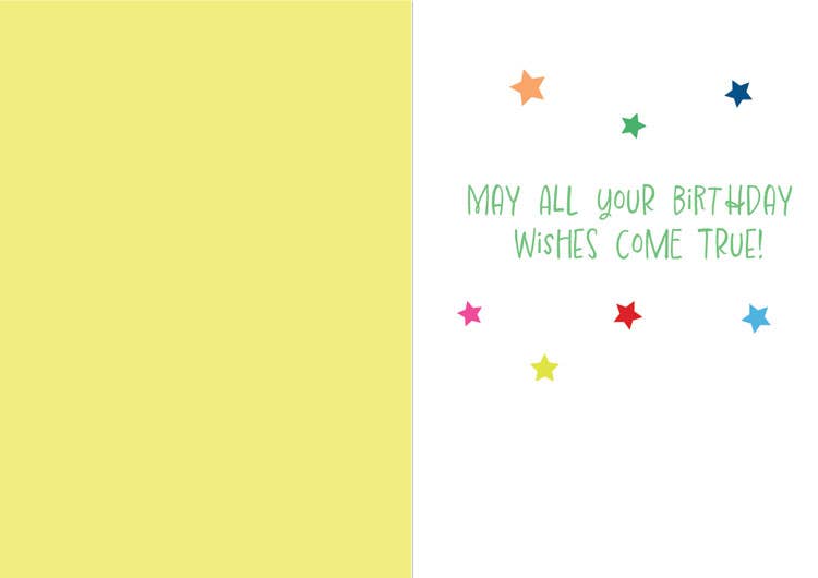 Birthday Kawaii Cakes Foil Card