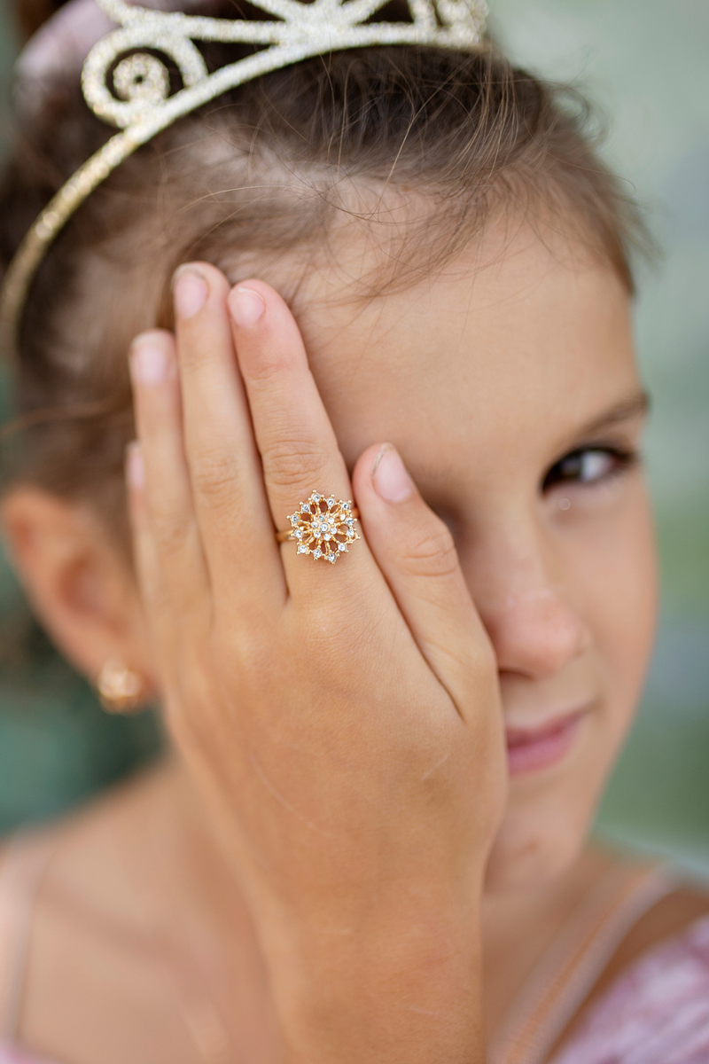 Snowflake Necklace & Ring Set