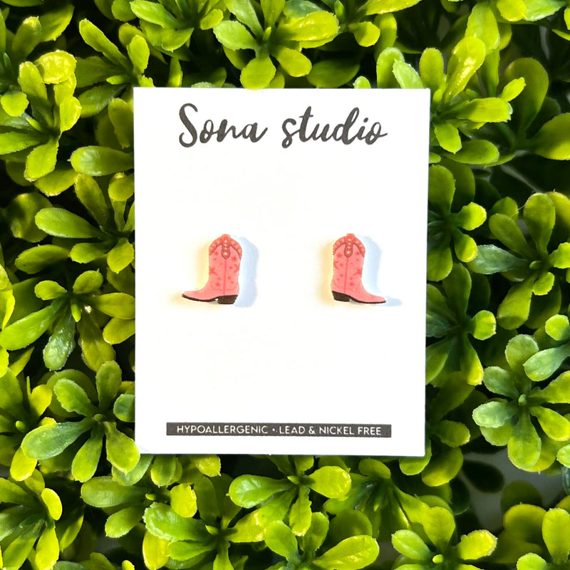 Cowgirl Boot Earrings