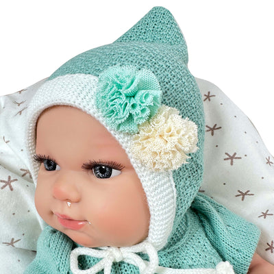 BABY REBORN DOLL IN CASE, BOY