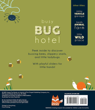 Busy Bug Hotel - Sturdy Board Book with Interactive Sliders