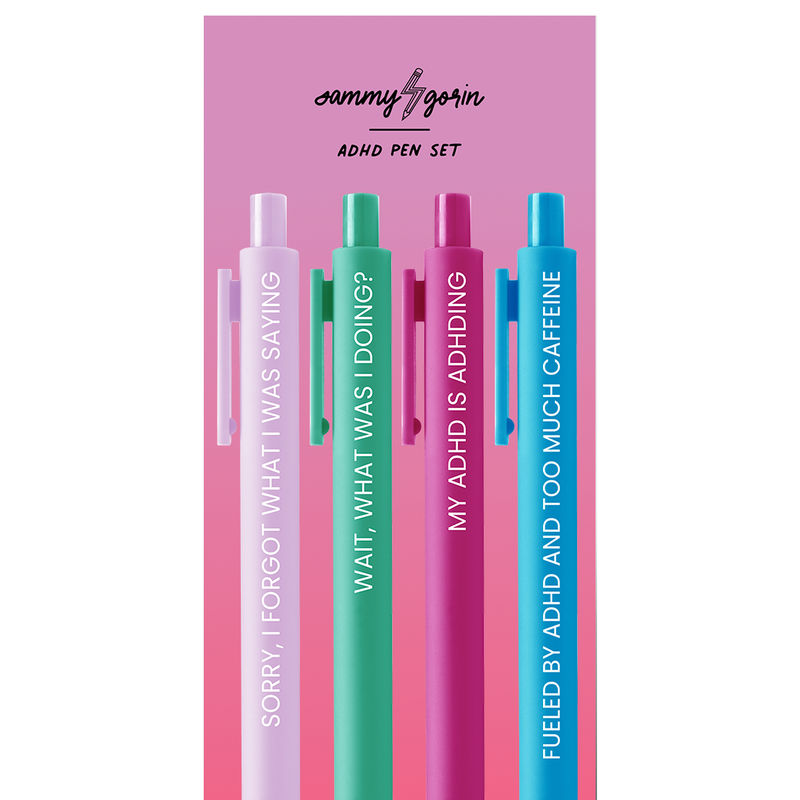 ADHD, ADD, Neurodivergent Pen Set