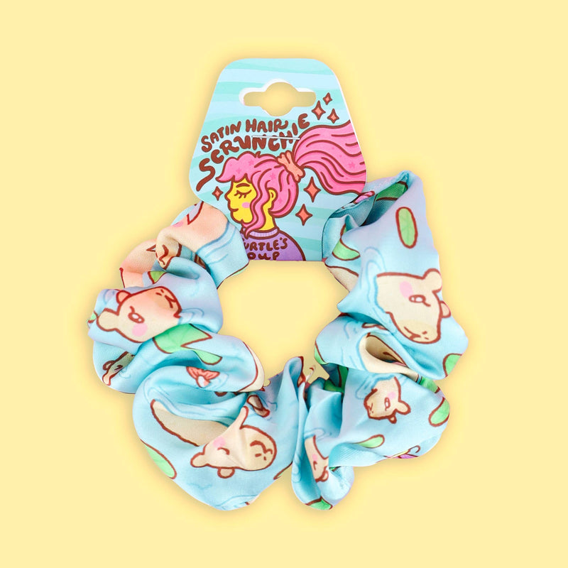 Capybara Hair Scrunchie, Cute Hair Accessories, Hair Ties