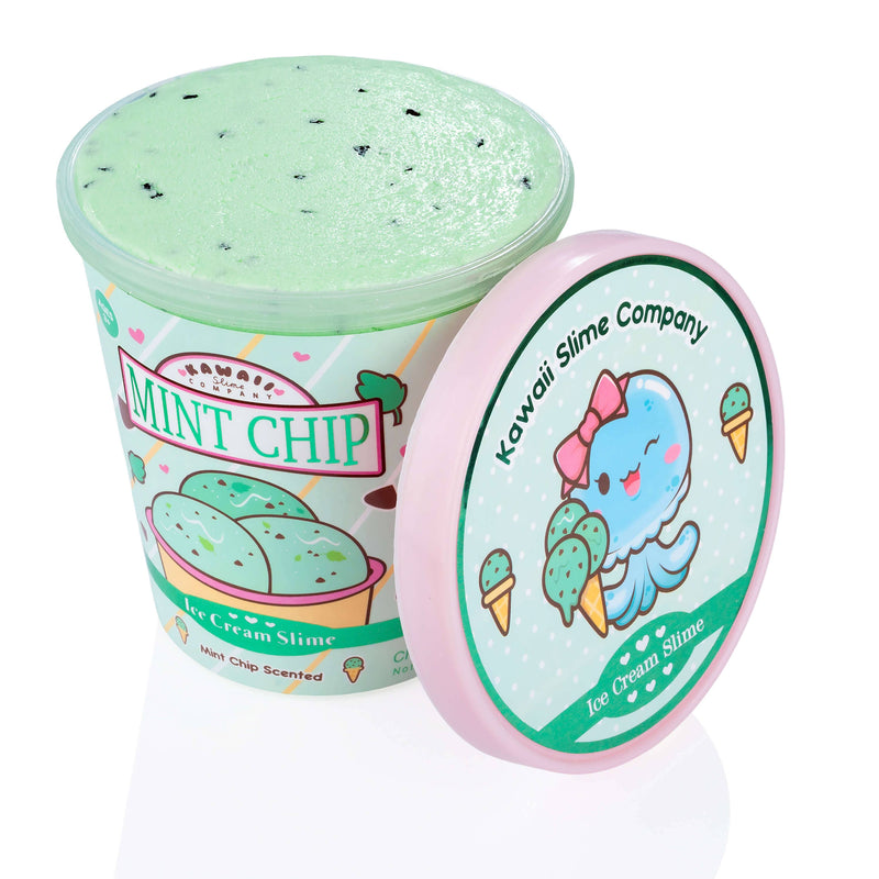 Mint Chip Scented Ice Cream Pint Slime (5pcs/case)