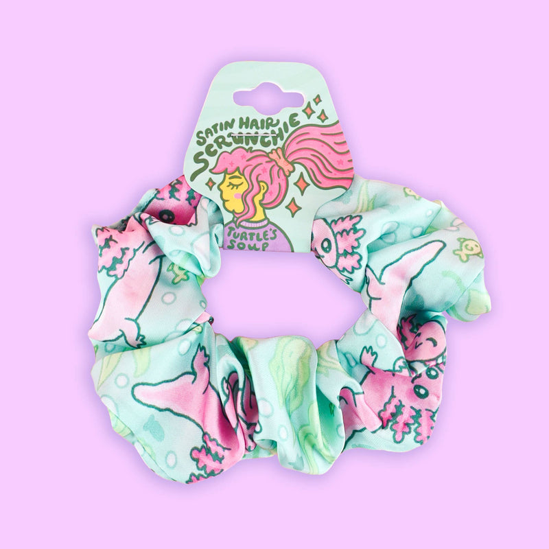 Axolotl Hair Scrunchie, Cute Hair Accessories, Hair Ties