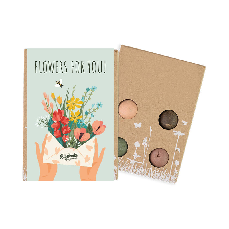 Blossombs Mini Box - Flowers For You - 100% Organic Flower Kit