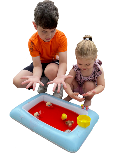 Zimpli Inflatable Play Tray - Children's Messy Play Sandbox