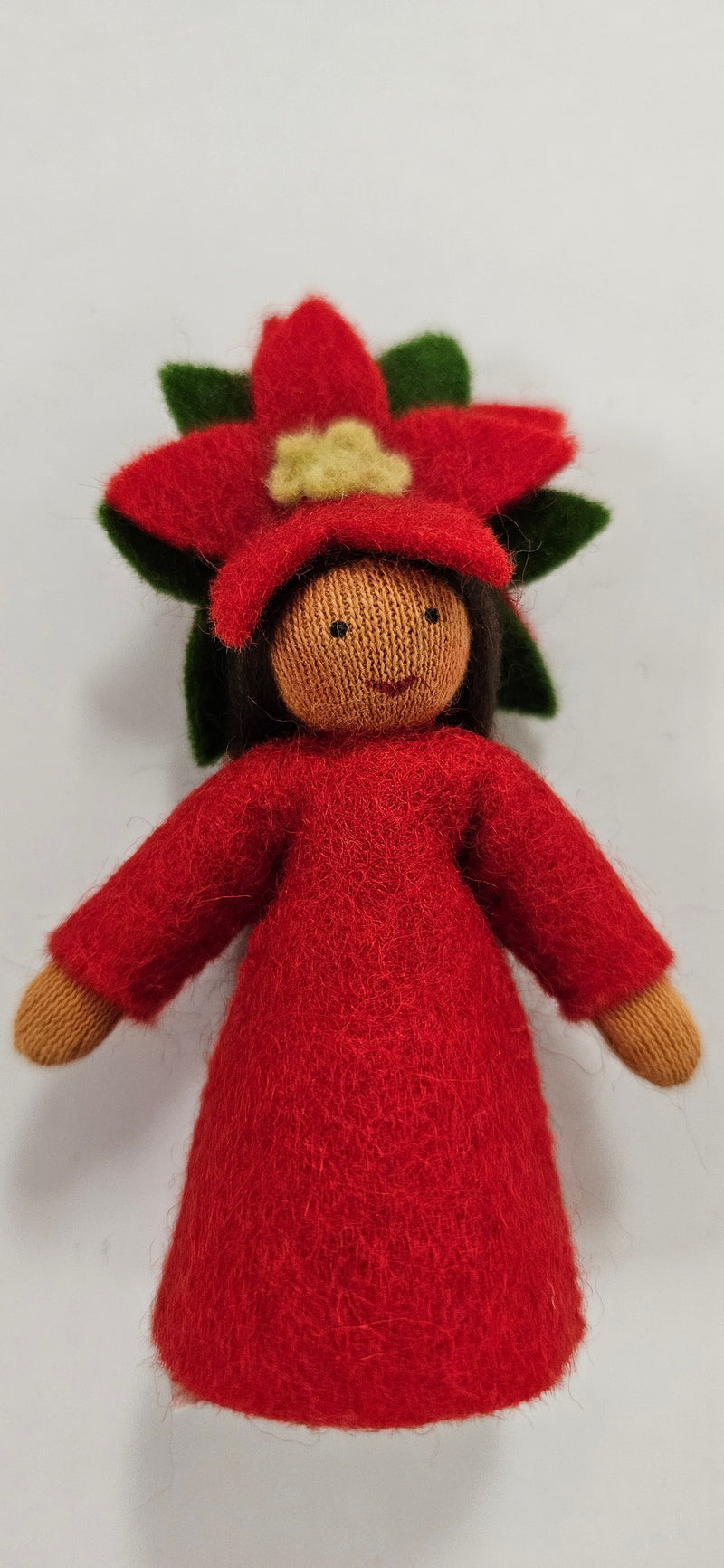 Poinsettia Fairy, style 2 (Raised Flower Hat)