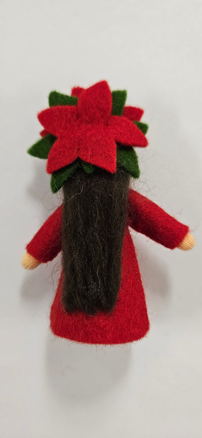 Poinsettia Fairy, style 2 (Raised Flower Hat)