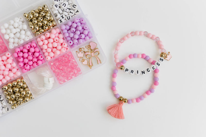 Princess Party DIY Stretchy Bracelet Craft Kit