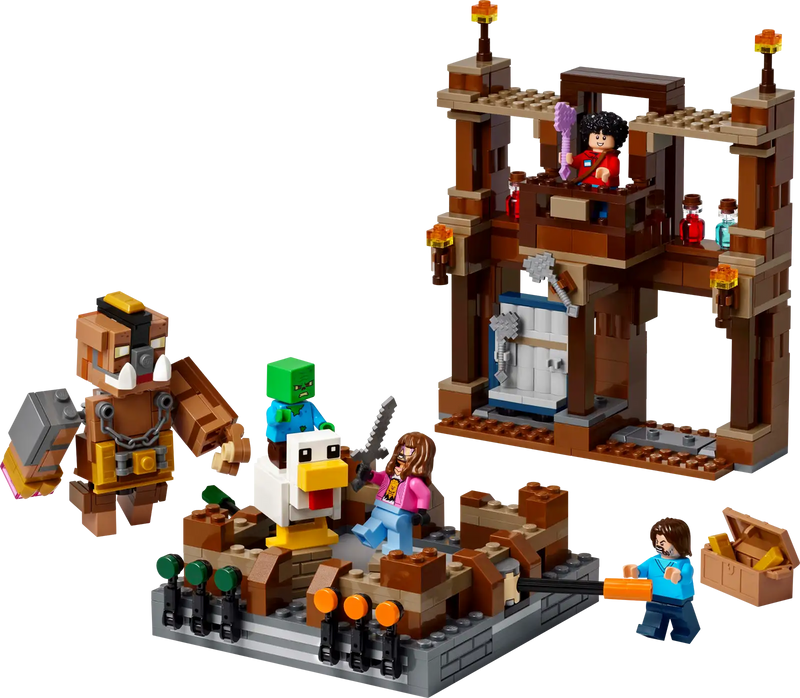 Lego Minecraft Woodland Mansion Fighting Ring