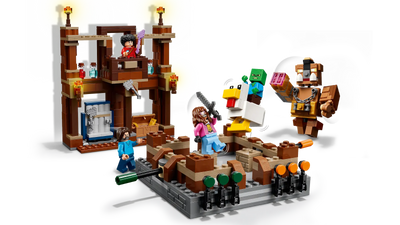 Lego Minecraft Woodland Mansion Fighting Ring