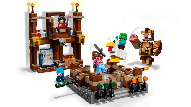 Lego Minecraft Woodland Mansion Fighting Ring
