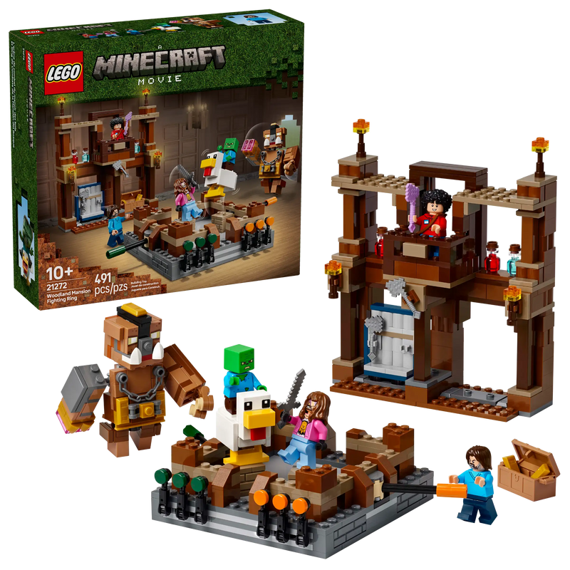 Lego Minecraft Woodland Mansion Fighting Ring