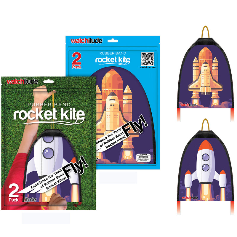 Rubber Band Rocket Kite, Assorted Styles
