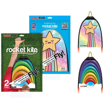 Rubber Band Rocket Kite, Assorted Styles